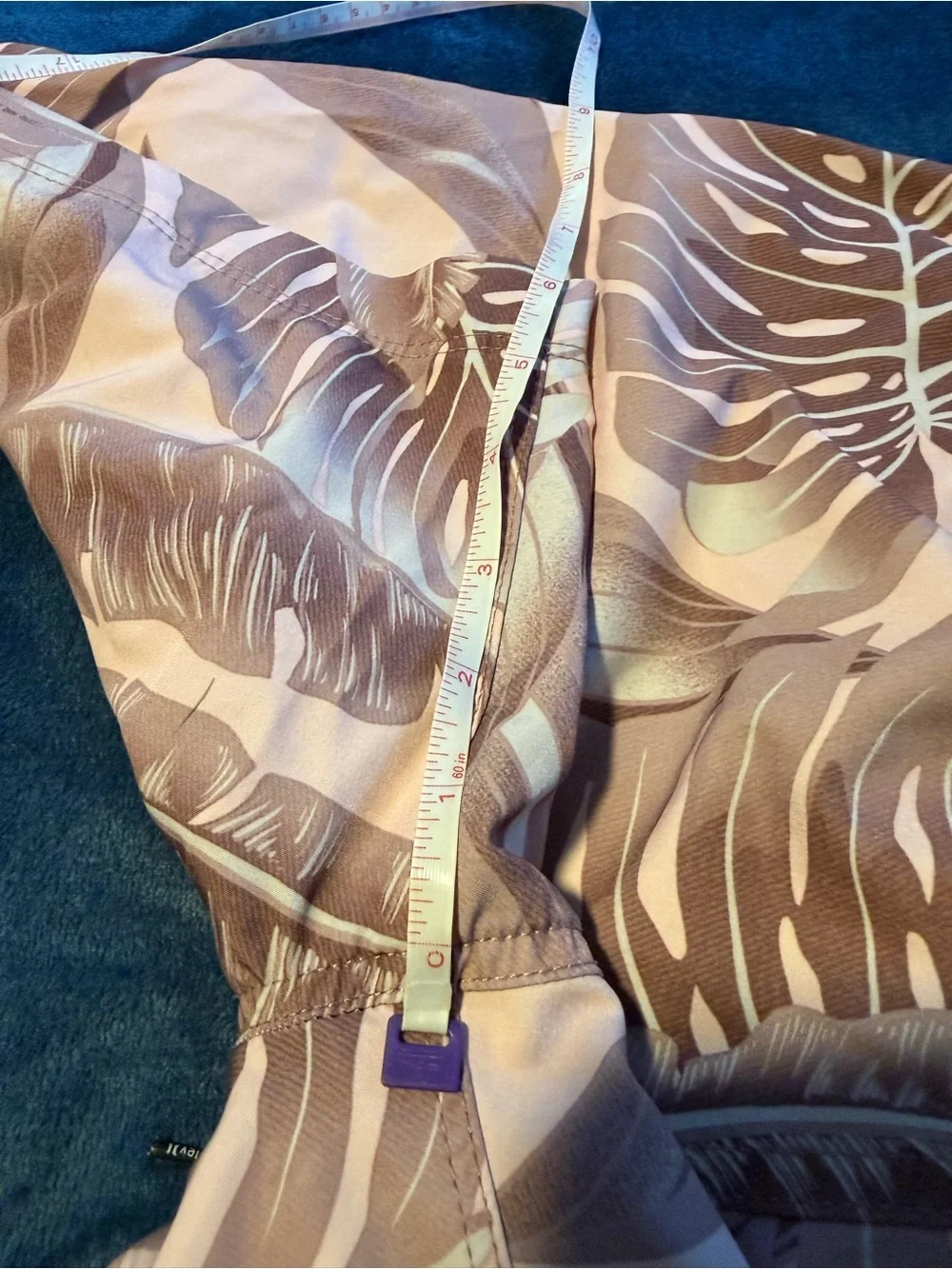 Men’s Small Hurley Pink Monstera Swim Trunks - Great Condition